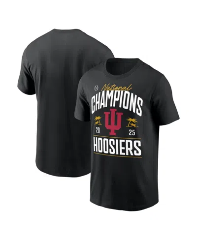 Nike Black Indiana Hoosiers College Football Playoff 2025 National Champions Locker Room Replica T-shirt