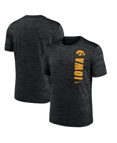Nike Men's Black Iowa Hawkeyes 2024 Sideline Velocity Performance T-shirt