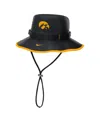 Nike Men's Black Iowa Hawkeyes 2024/25 On-field Apex Performance Boonie Bucket Hat In Black