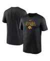 Nike Iowa Sideline Legend  Men's Dri-fit College T-shirt In Black