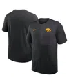Nike Men's Black Georgia Bulldogs 2025 Sideline Uv Performance Coach T-shirt