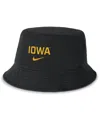 Nike Black Iowa Hawkeyes Apex Primetime Bucket Hat In Black