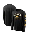 Nike Iowa Campus Classic Location  Men's College Long-sleeve T-shirt In Black