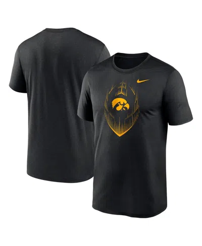 Nike Men's Black Iowa Hawkeyes Primetime Legend Icon Performance T-shirt