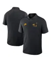 Nike Men's Black Iowa Hawkeyes Primetime Victory Legacy Vault Logo Performance Polo Shirt In Black