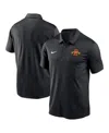 Nike Men's Black Iowa State Cyclones Victory Solid Performance Polo Shirt In Black
