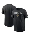 Nike Black Jacksonville Jaguars Alt Pack Onside Conversion Performance T-shirt In Black
