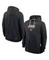 Nike Men's Black James Madison Dukes 2025 Sideline Performance Pullover Hoodie In Black