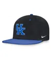 Nike Men's Black Kentucky Wildcats On-field Dugout True Performance Fitted Hat In Black