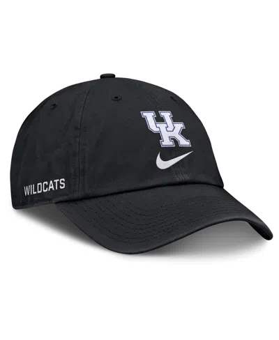 NIKE MEN'S BLACK KENTUCKY WILDCATS PRIMETIME CLUB ADJUSTABLE HAT