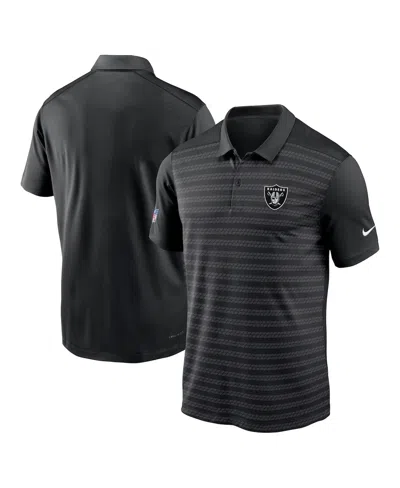 Nike Men's Las Vegas Raiders 2024 Sideline Victory Performance Polo In Black