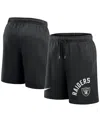 Nike Men's Black Las Vegas Raiders Arched Kicker Shorts In Black,red