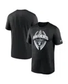 Nike Black Las Vegas Raiders Legend Icon Performance T-shirt In Black