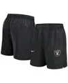 Nike Black Las Vegas Raiders Blitz Victory Performance Shorts In Black