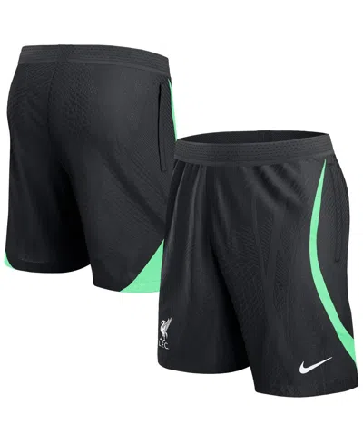 Nike Men's Black Liverpool 2023/24 Strike Elite Performance Shorts In Black,whit