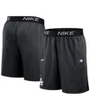 Nike Men's Black Los Angeles Dodgers Authentic Collection Performance Knit Shorts In Black