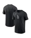 Nike Black San Diego Padres  Lights Out Color Pop T-shirt In Black