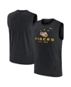 Nike Men's Black Lsu Tigers Primetime Legend Lock Up Performance Muscle Tank Top In Black