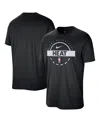 Nike Men's Black Miami Heat Authentic Practice T-shirt In Black