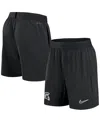 Nike Men's Black Michigan State Spartans 2024 Sideline Performance Shorts In Black,green