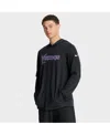 Nike Black Minnesota Vikings Sideline Pure Fury Performance Long Sleeve Hoodie T-shirt In Black