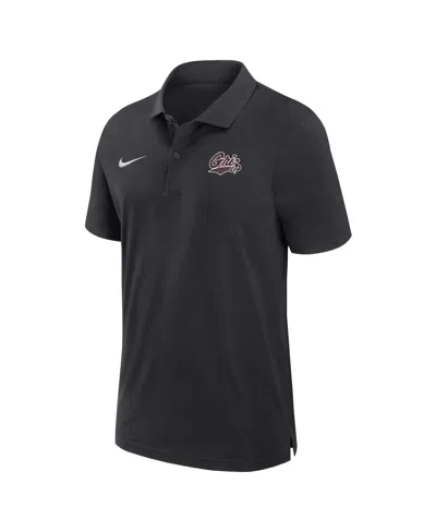 Nike Men's Black Montana Grizzlies 2024 Sideline Coaches Performance Polo Shirt