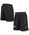 Nike New Orleans Saints Sideline  Men's Dri-fit Nfl Shorts In Black,gold