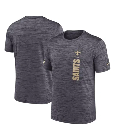 Nike Men's Black New Orleans Saints 2024 Sideline Velocity Performance T-shirt