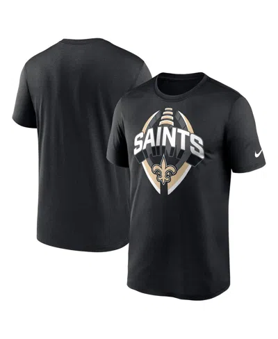 Nike Men's Black New Orleans Saints Legend Icon Performance T-shirt
