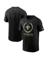 Nike Men's Black New Orleans Saints Primetime Local Essential T-shirt In Black