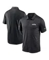 Nike Men's Black New York Jets 2024 Sideline Victory Performance Polo In Black