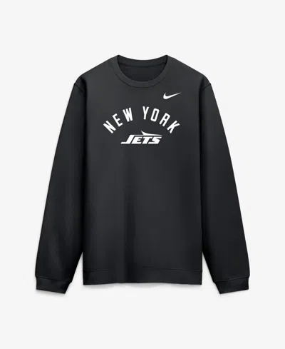 Nike Men's Black New York Jets Defensive Leader Club Fleece Sweatshirt