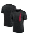 Nike Men's Ohio State Buckeyes 2024 Sideline Velocity Performance T-shirt In Black
