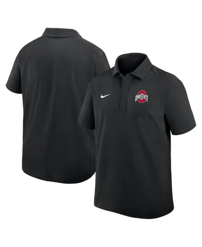 Nike Men's Black Ohio State Buckeyes 2025 Coaches Sideline Polo Shirt