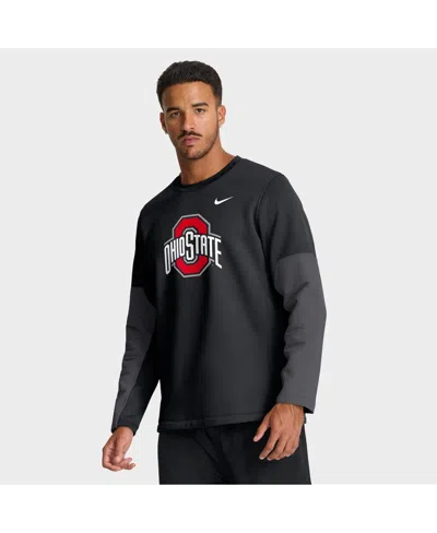 Nike Black Ohio State Buckeyes 2025 Sideline Coach Performance Long Sleeve T-shirt