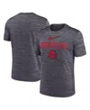 Nike Men's Black Ohio State Buckeyes Campus Slant Velocity Performance T-shirt In Black