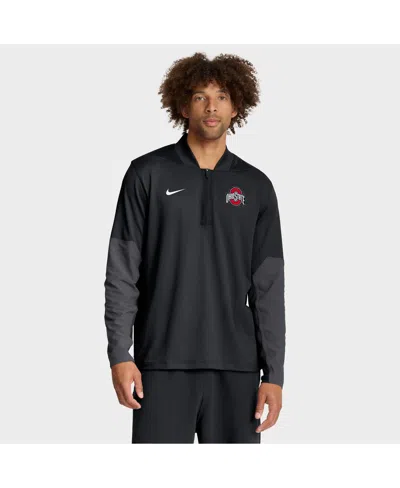 Nike Men's Black Ohio State Buckeyes One Goal Performance Half-zip Pullover Sweatshirt