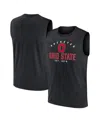Nike Men's Black Ohio State Buckeyes Primetime Legend Lock Up Performance Muscle Tank Top In Black