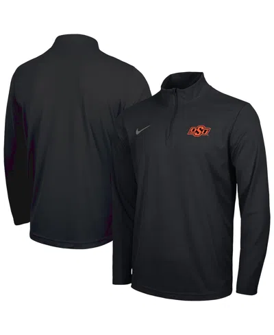 Nike Men's Black Oklahoma State Cowboys Intensity Performance Quarter-zip Pullover Sweatshirt