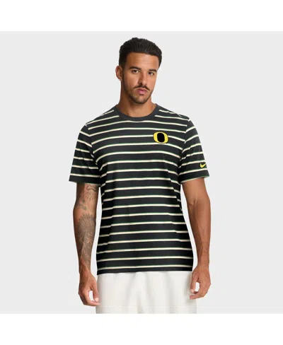Nike Men's Black Oregon Ducks Athletic Prep Legacy Summit Stripe T-shirt