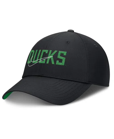 Nike Men's Black Oregon Ducks Club Prep Performance Adjustable Hat
