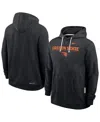 Nike Men's Black Oregon State Beavers 2025 Sideline Performance Pullover Hoodie In Black