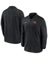 Nike Men's Black Oregon State Beavers Dri-fit Half-zip Pullover Sweatshirt In Black