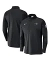 Nike Men's Black Orlando Magic 2024/25 Courtside Performance Half-zip Top In Black