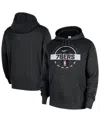 Nike Men's Black Philadelphia 76ers 2025/26 Authentic Practice Club Pullover Hoodie In Black