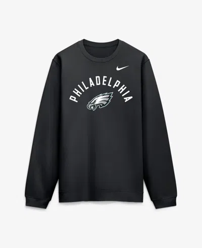 Nike Men's Black Philadelphia Eagles Defensive Leader Club Fleece Sweatshirt