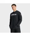 Nike Black Philadelphia Eagles Sideline Pure Fury Performance Long Sleeve Hoodie T-shirt In Black