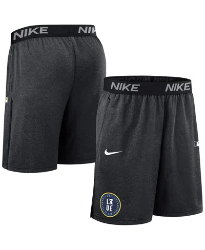 Nike Men's Black Philadelphia Phillies Authentic Collection City Connect Performance Knit Shorts