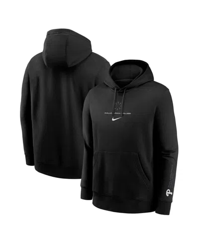 NIKE MEN'S BLACK PHILADELPHIA PHILLIES LIGHTS OUT CLUB FLEECE PULLOVER HOODIE