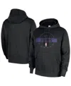 Nike Men's Black Phoenix Suns 2025/26 Authentic Practice Club Pullover Hoodie In Black